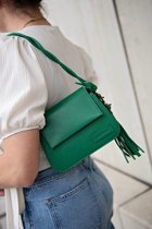 Bag2Bag Modèle Florence Couleur Vert Klein sac pratique, sac à main et sac bandoulière