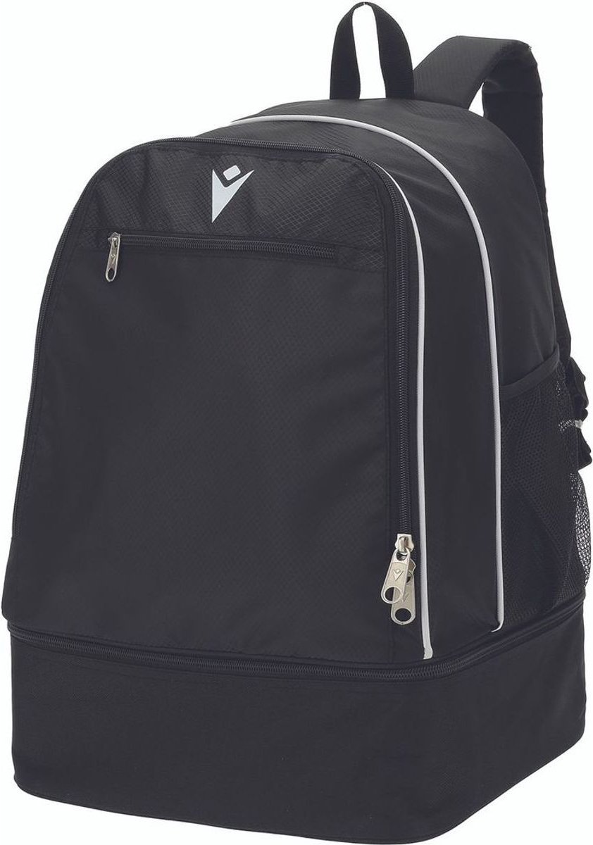 Macron Maxi - Academy Evo Voetbalrugzak Met Schoenenvak - Zwart | Maat: ONE SIZE