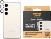 PanzerGlass PicturePerfect adapté pour Samsung Galaxy S24 - Glas protecteur d'objectif d'appareil photo