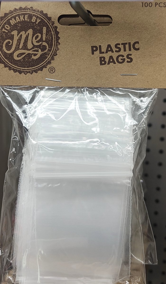 Plastic zakjes - Plastic bags - 100 stuks - hersluitbare zakjes - bewaarzakjes