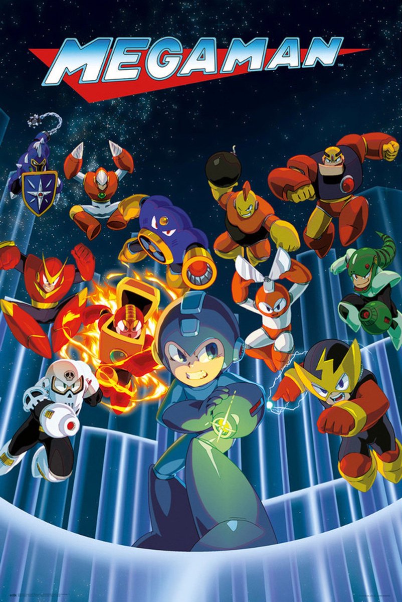 Grupo Erik Mega Man Poster - 61 x 91,5 cm Divers
