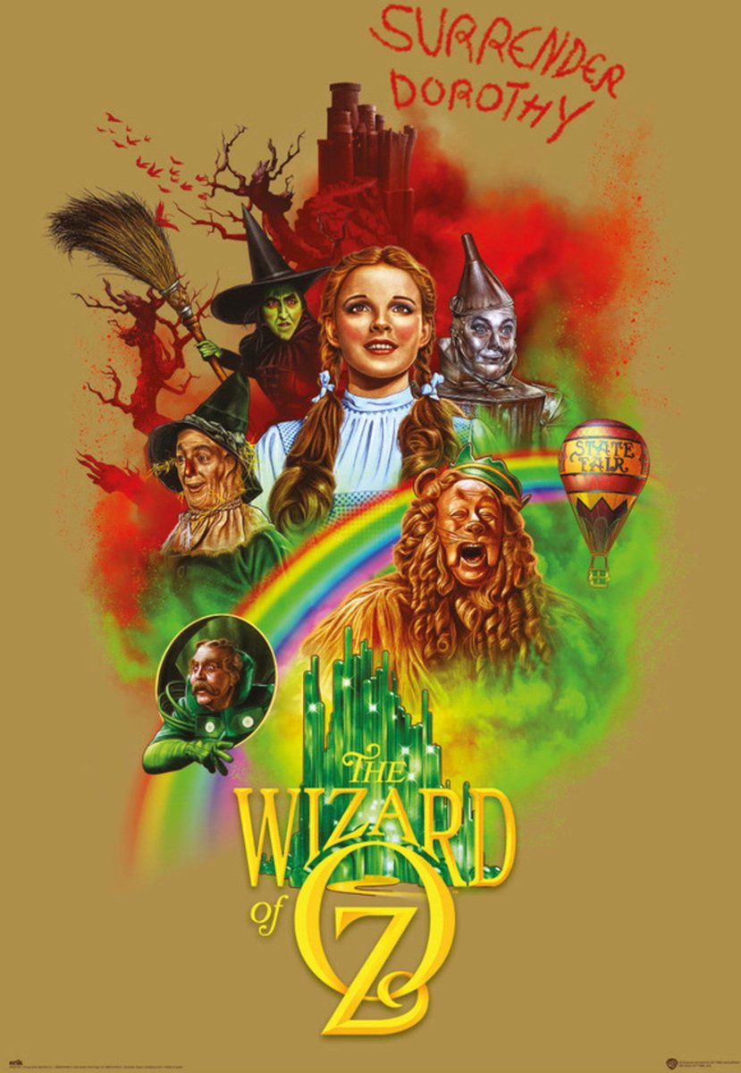 Grupo Erik Poster The Wizard of Oz - 100th Anniversary WB 61x91,5cm Divers