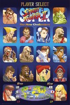 Poster Street Fighter Player Select 61x91,5cm