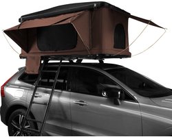 Auto daktent - bruin - 2-3 personen - 5,5cm sponsmatras
