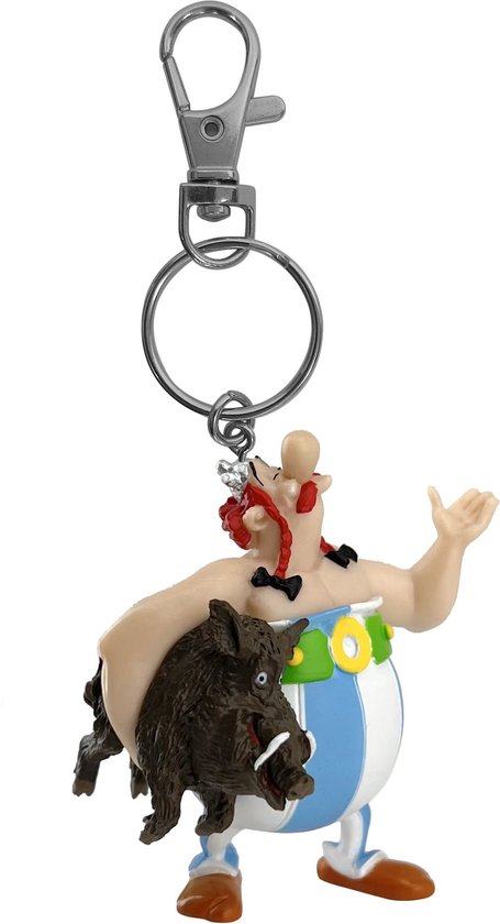 Asterix and Obelix: Obelix Carrying A Boar Keychain