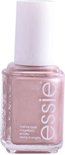Essie nagellak in de kleur roze-goud met een witte dop. Etiket met 'nail lacquer'.