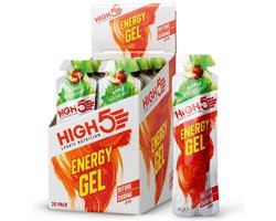 HIGH5 Energy Gel Appel - 20 x 40 gram - 23 g koolhydraten per gel - Energiegel voor hardlopen, wielrennen en triatlon - Cafeïnevrij en vegan - HIGH5