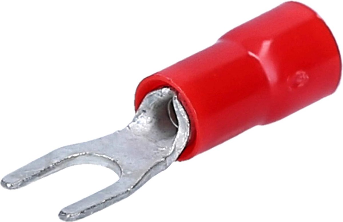 10 stuks Cembre RF-U3 vorkkabelschoen geïsoleerd U3 rood