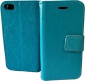 Portemonnee Book Case Hoesje turquoise Geschikt voor: iPhone 5 / 5S / 5S / SE