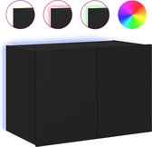 vidaXL-Tv-wandmeubel-met-LED-verlichting-60x35x41-cm-zwart