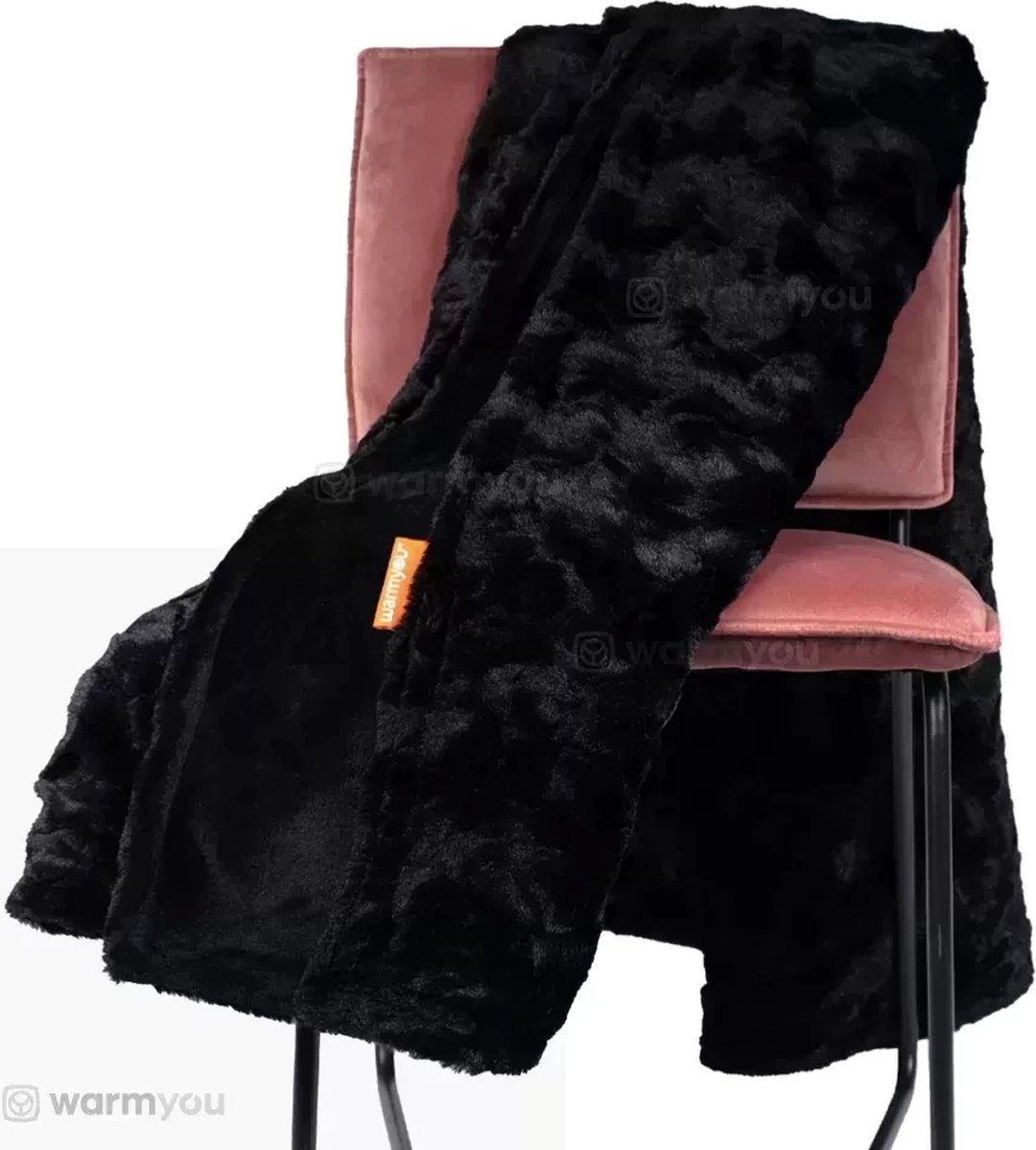 Elektrische warmtedeken fleece 180×130 cm - 10 warmtestanden - Warmyou Luxum XL - Zwart – foto 8