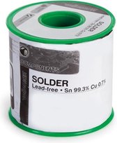 Velleman Soldeer, loodvrij, Sn 99.3 %, Cu 0.7 %, 0.8 mm, 500 g, rol