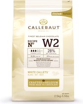 Callebaut Chocolat Callets Wit- 2,5 kg