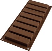Barres de chocolat au moule à chocolat Silikomart