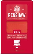 Renshaw Rolfondant Extra 1kg -Red-