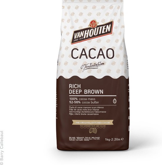 Van Houten - Poudre de cacao brun - 1kg | bol