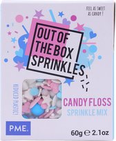 PME Out of the Box Sprinkles Taartdecoratie - Candy Floss - 60g