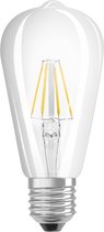 Ledvance Classic LED E27 Peer Filament Helder 5.8W 806lm - 940 Cool white | Beste Kleurweergave - Dimbaar - Vervangt 60W