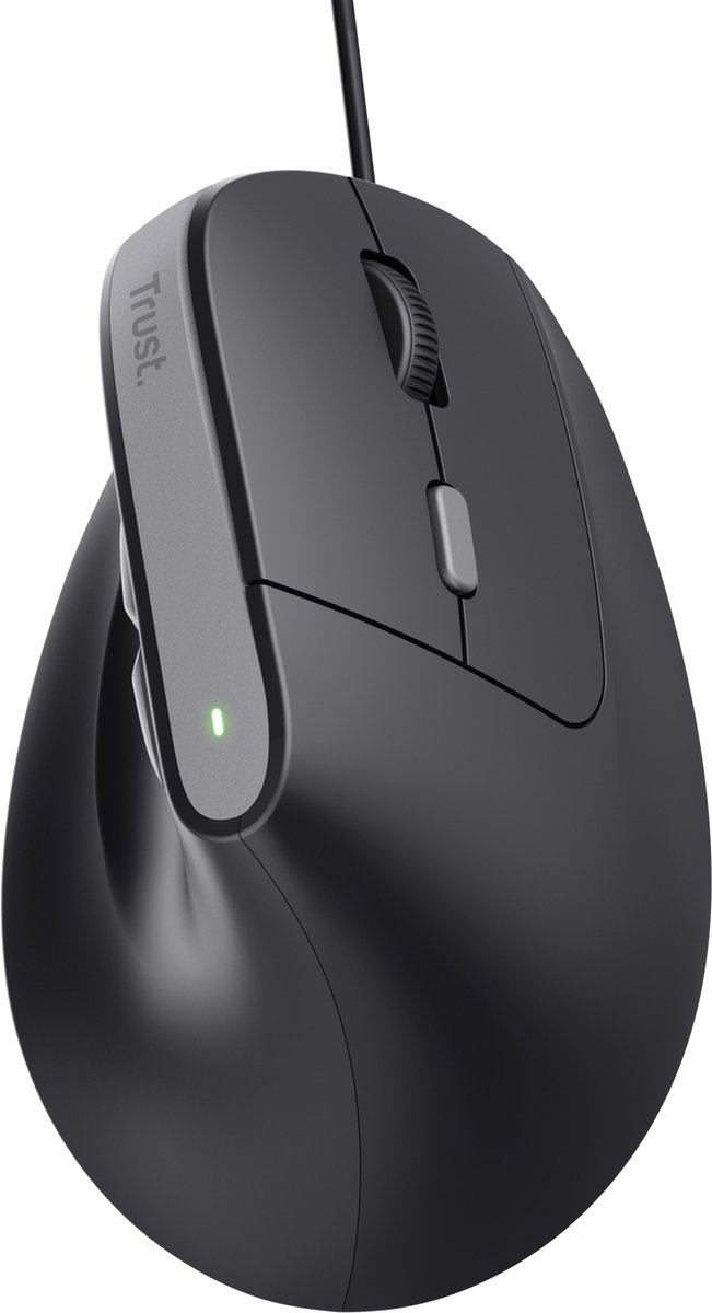 Trust Bayo V2 - Ergonomische Muis - Verticaal - USB - Zwart