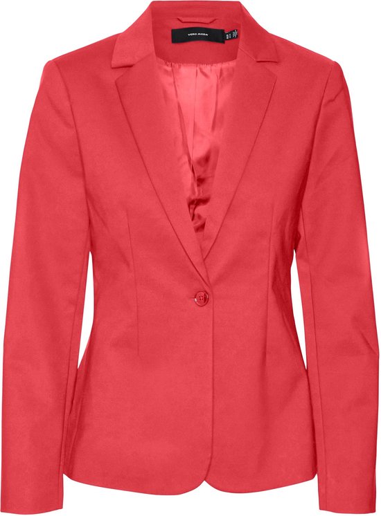 Vero Moda Blazer Vmvictoria Ls Fitted Blazer Lcs 10307758 Cayenne Dames Maat - S
