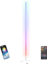 Ibiza Light RGB LED vloerlamp 1,5 meter Witte behuizing