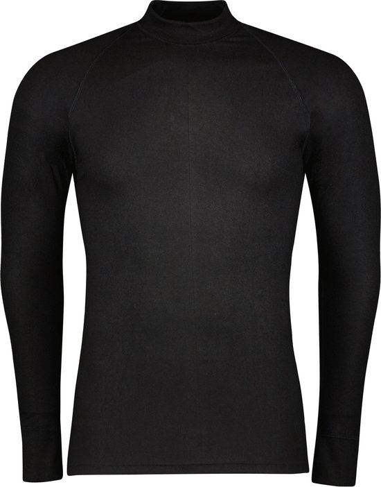 Gino Santi Heren Thermo shirt Viloft Lange Mouw Zwart | Maat L