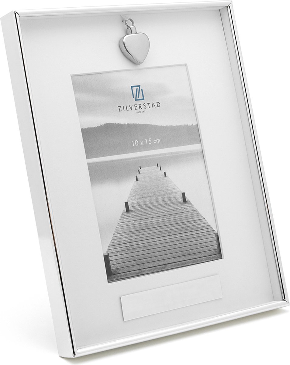 Zilverstad Memory fotolijst met ashouder 10x15 cm Zilver