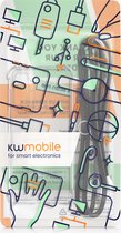 kwmobile coque de téléphone compatible avec Samsung Galaxy S24 - Coque avec cordon téléphonique - Coque arrière en noir / transparent