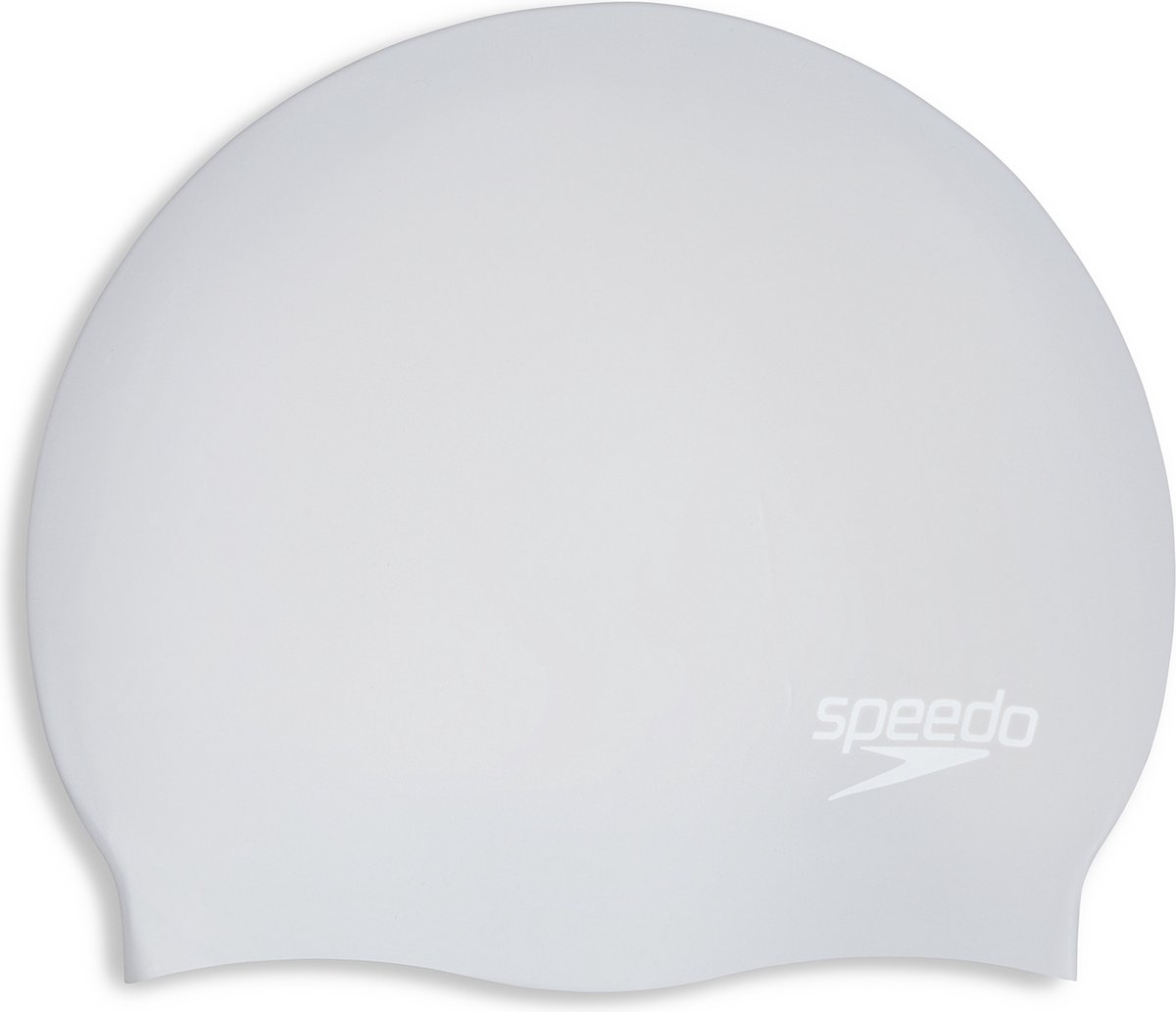 Speedo Long Hair Cap Zilver/Wit Unisex Badmuts - Maat One size - Speedo
