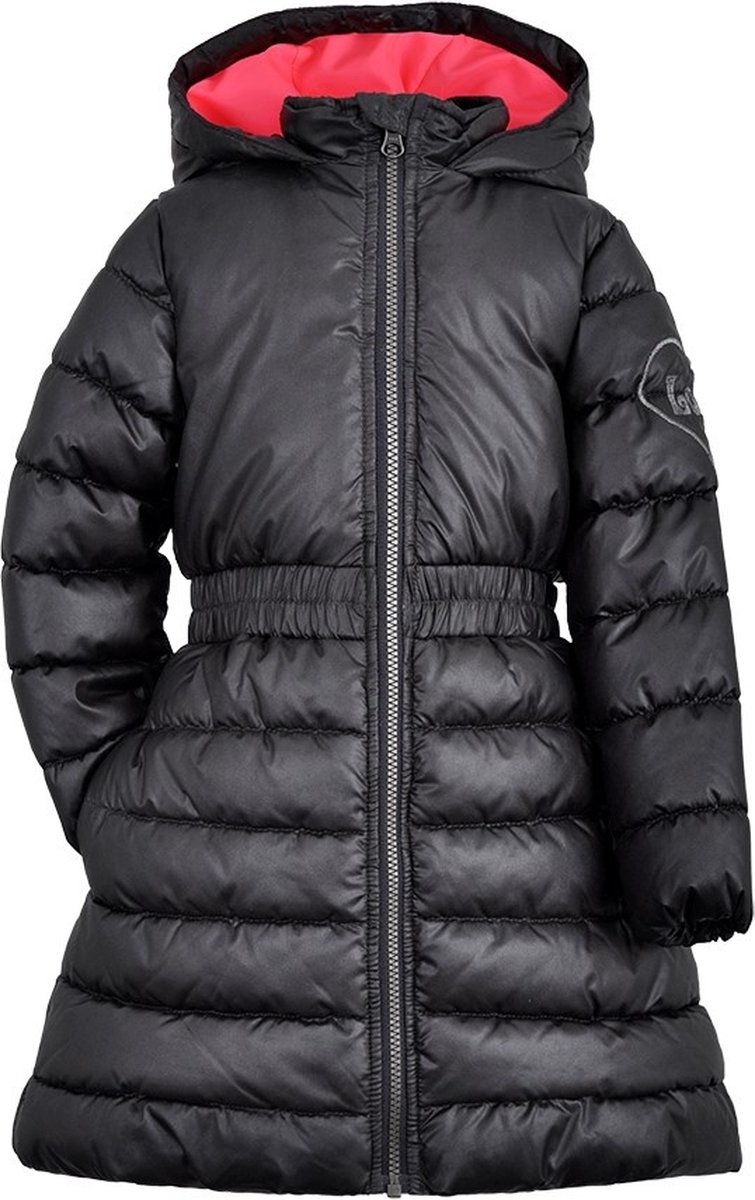 LoFff meisjes winterjas grijs maat 116