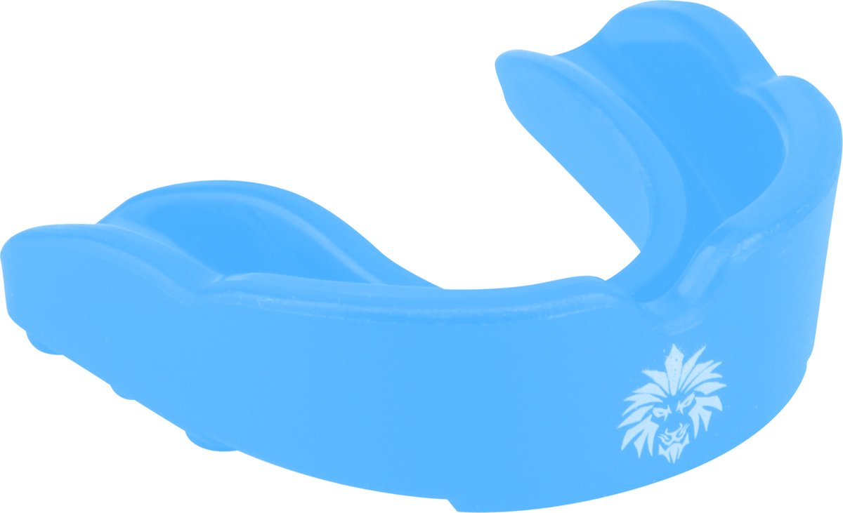 ORCQ Gebitsbeschermer - Mouthguard voor Boksen, Kickboksen en Hockey - Gebitsbeschermer voor volwassenen - Bitje met opbergdoosje - Cyaan