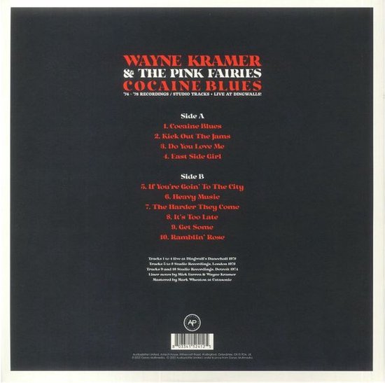 Cocaine Blues, Wayne & The Pink Fairies Kramer Muziek bol