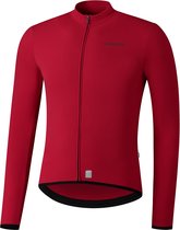 Shimano Vertex Maillot De Cyclisme Thermique Manches Longues Homme Rouge-L