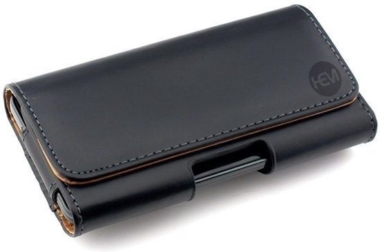 HEM hoes geschikt voor Broekriem hoesje - Samsung Galaxy Note 10 Plus - Zwart