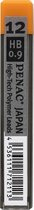 Penac Hi-Tec Polymer - Leads vulpotlood vulling - 0.9mm - HB - koker 12 stuks