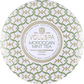 Voluspa Geurkaars Maison Blanc Moroccan Mint Tea 3 Wick Tin Candle