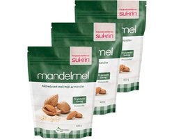 Sukrin | Amandelmeel | 3 Stuks | 3 x 400g