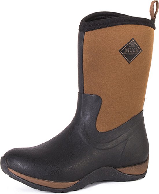 Muck Boot Arctic Weekend Outdoorlaarzen - Zwart/Bruin - Dames - Maat 38