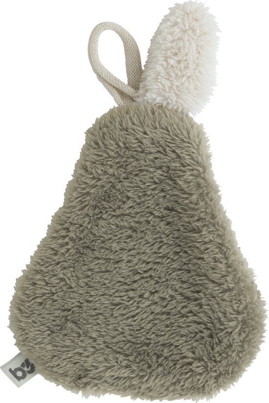 Baby's Only Speendoekje Cozy Peer - Speenknuffel van Teddystof in peer-vorm - Urban Green