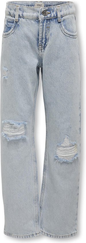 ONLY KOGDAD STRAIGHT DEST DNM CRO963 Meisjes Jeans - Light Blue Denim