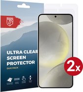Rosso Lot de Duo films de protection d'écran Ultra transparents adaptés au Samsung Galaxy S24 Plus | Feuille de TPU | Case Friendly | 2 pièces