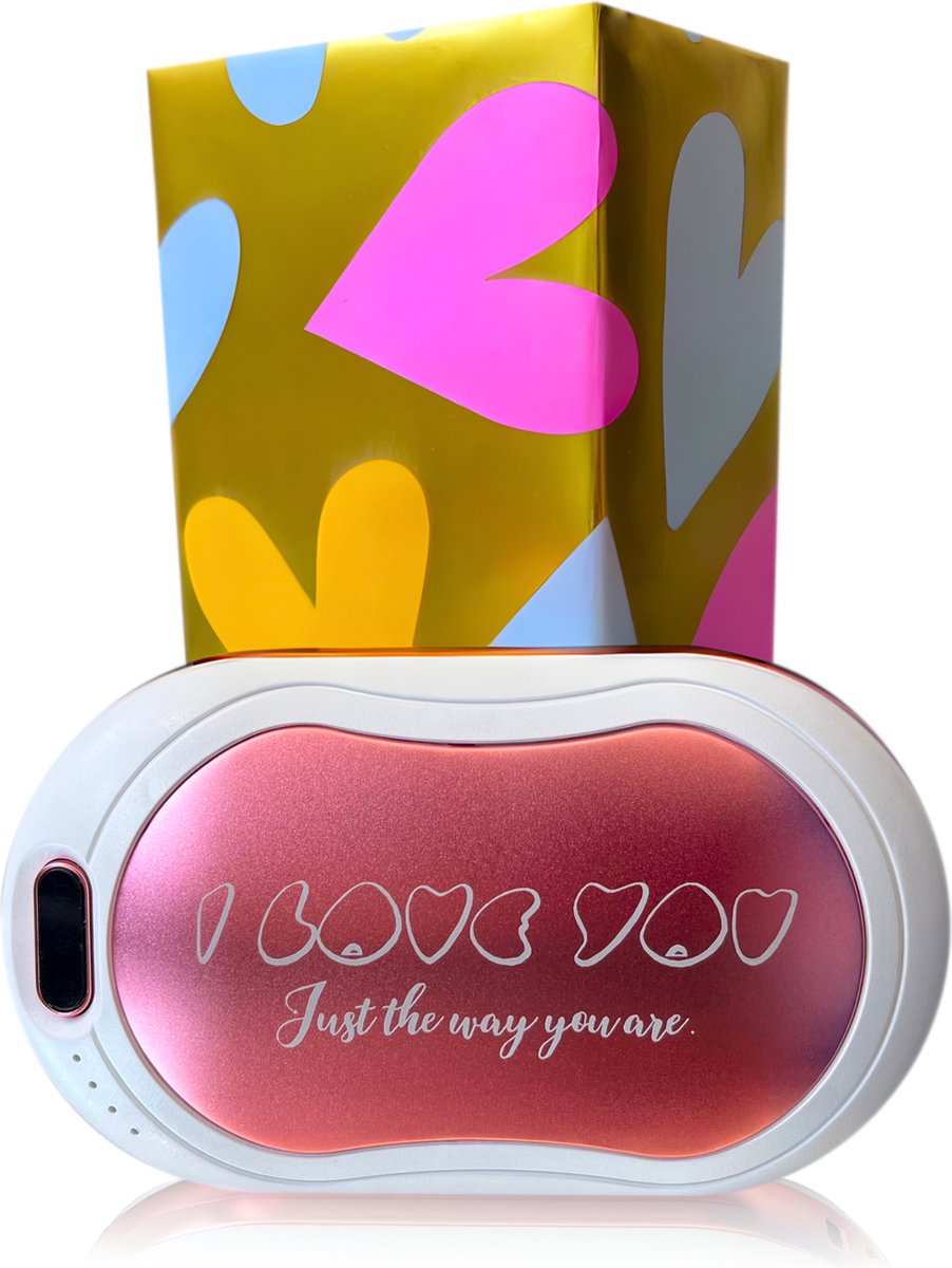 Goedkoopste Elektrische Handwarmers Herbruikbaar - Powerbank 2-in-1 - Powerbank 10000 mah - 6 Uur Warmte 45-60°C - Draagbare Handwarmer - Romantisch Cadeau - Powerbanks - Snellader - Multifunctionele Handwarmer