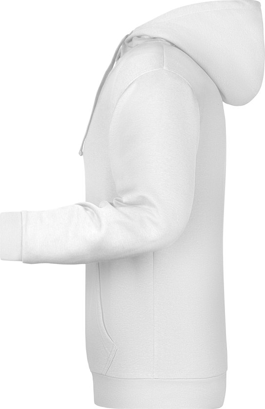 Sweat à capuche Basis pour hommes James And Nicholson ( Wit)