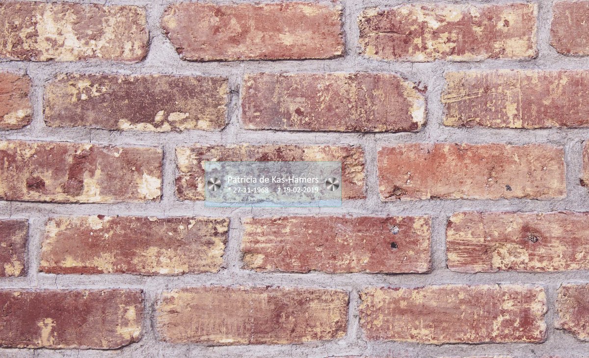 grafbordje met naam en datum - grafbordje - naambordje - datumbordje - overlijdensbordje - grafdecoratiebordje