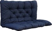 Bank cushion, seat cushion, upholstered, 100 x 98 x 8 cm, dark gray. Bankkussen, zitkussen, gestoffeerd, 100 x 98 x 8 cm, donkergrijs.