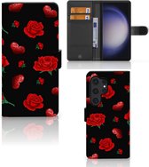 Wallet Book Case Geschikt voor Samsung Galaxy S24 Ultra Smartphone Hoesje Valentijnscadeau