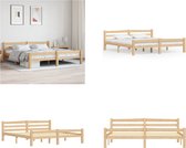 vidaXL Bedframe massief grenenhout 180x200 cm - Bedframe - Bedframe - Bed Frame - Bed Frames
