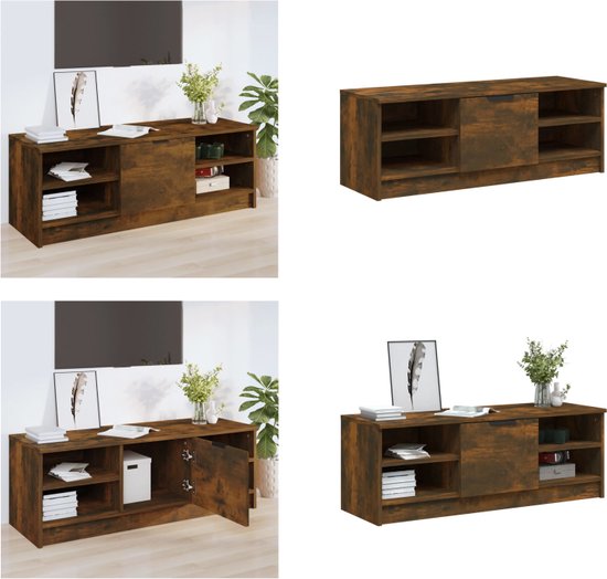 821191 vidaXL Meuble TV Chêne sonoma 160x35x55 cm Bois d'ingénierie