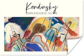 Poster Schilderij - Abstract - Kandinsky - 180x120 cm XXL