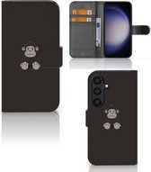 Telefoonhoesje Geschikt voor Samsung Galaxy S24 Wallet Book Case Verjaardagscadeau Gorilla